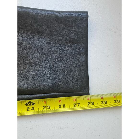 Wilfred Pants Womens Size 0 High Rise Vegan Leather Straight Leg Faux PU Aritzia - Picture 9 of 10